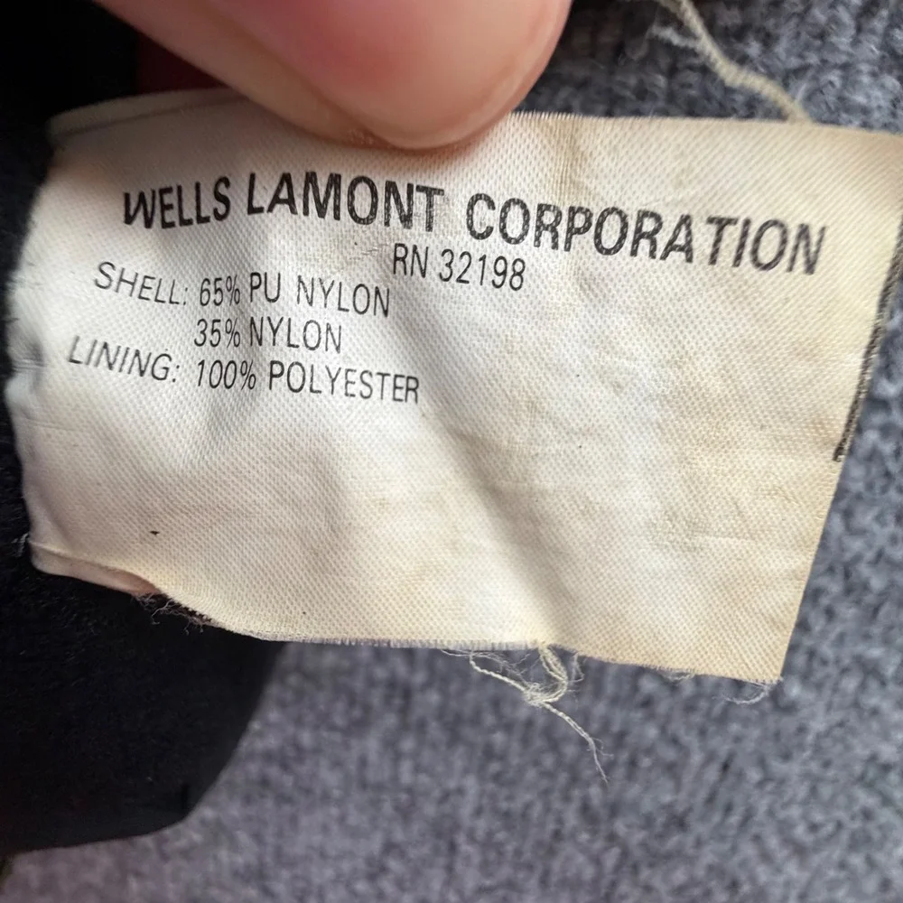 Hotfingers Wells Lamont Youth Large Black Snow Mittens Adjustable Winter‎ Gloves